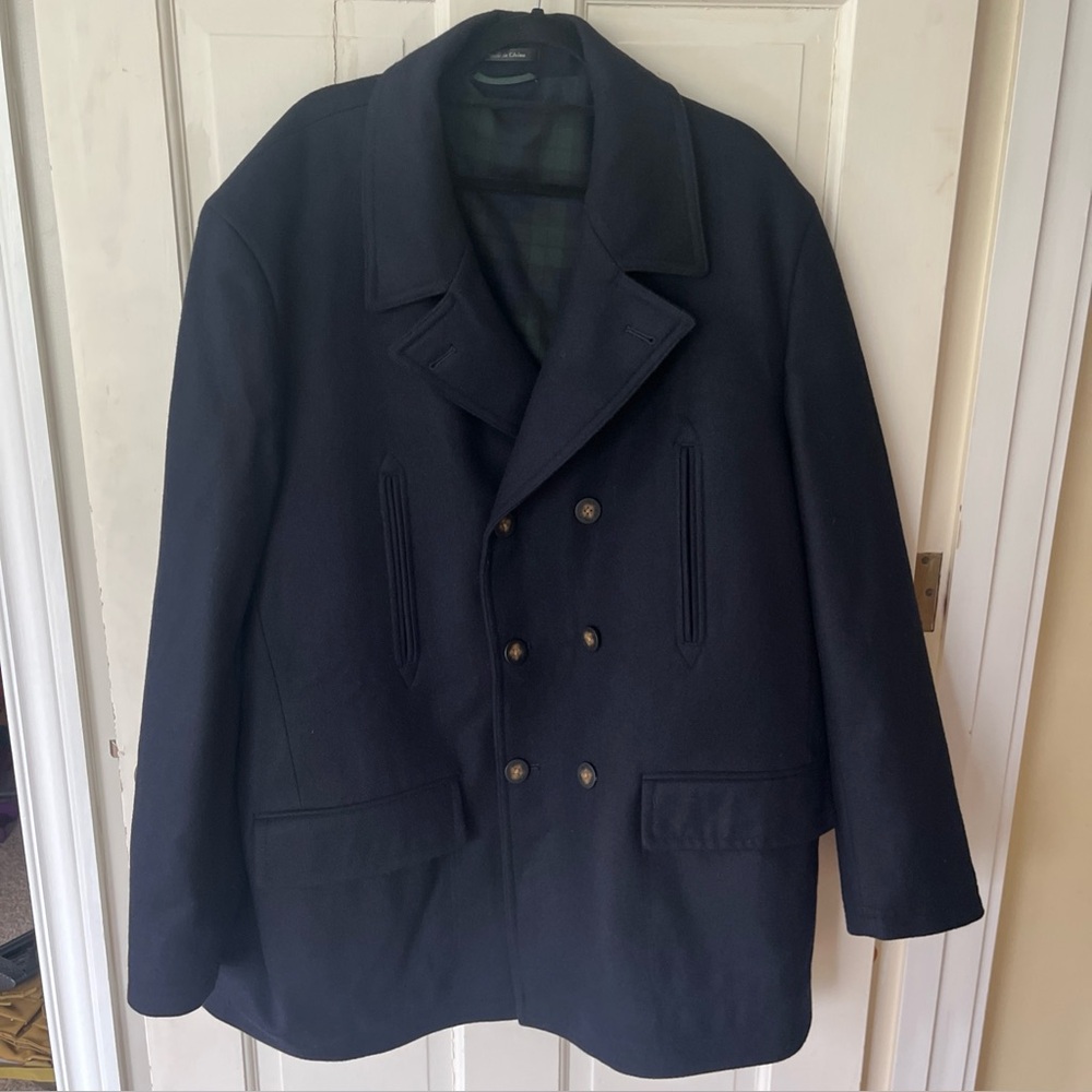Lauren Ralph Lauren Men’s Navy Wool Blend Peacoat Size 52R